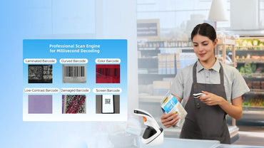 Urovo K180 - Scanner de Codes-Barres Sans Fil Haute Performance