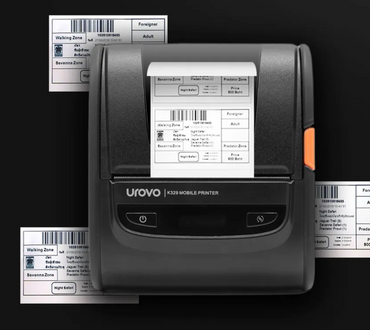 Urovo K329 - Imprimante d'Étiquettes Portable Ultra-Compacte