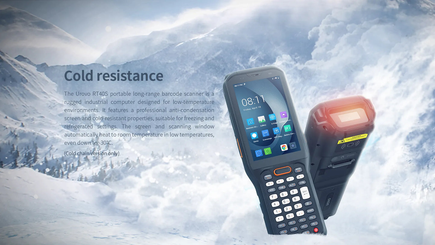 Urovo RT40S - Terminal Industriel Extrême pour Chaîne du Froid
