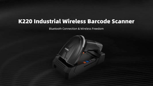 Urovo K220 - Scanner Pistolet Sans Fil avec Socle de Charge