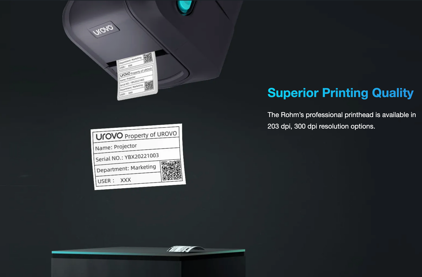 Urovo D81R Series - Imprimante RFID UHF Industrielle Haute Performance